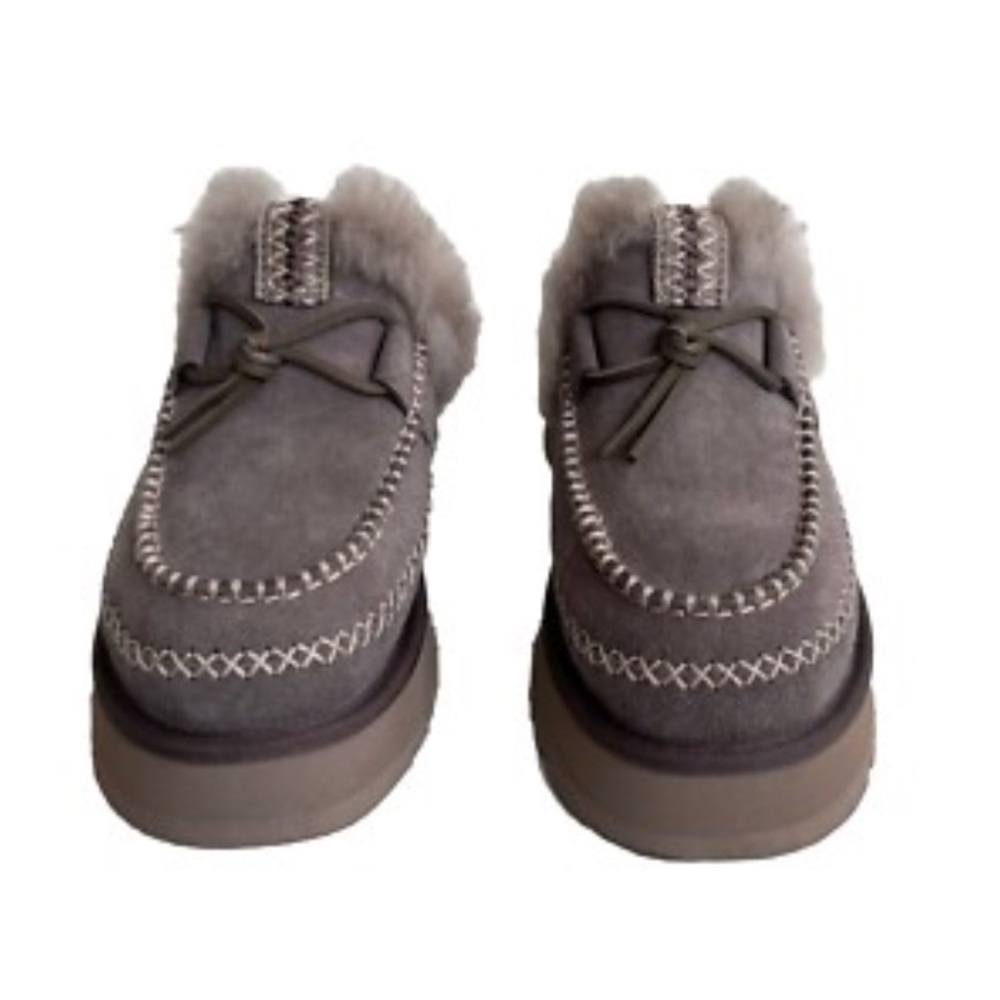 NEVER WORN UGG Women's Disquette Slippers in Alpine Gray